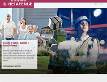 Tablet Screenshot of betafence.com