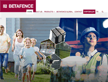 Tablet Screenshot of betafence.com.tr